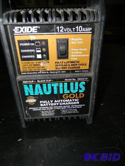 exide 10 amp battery charger manual